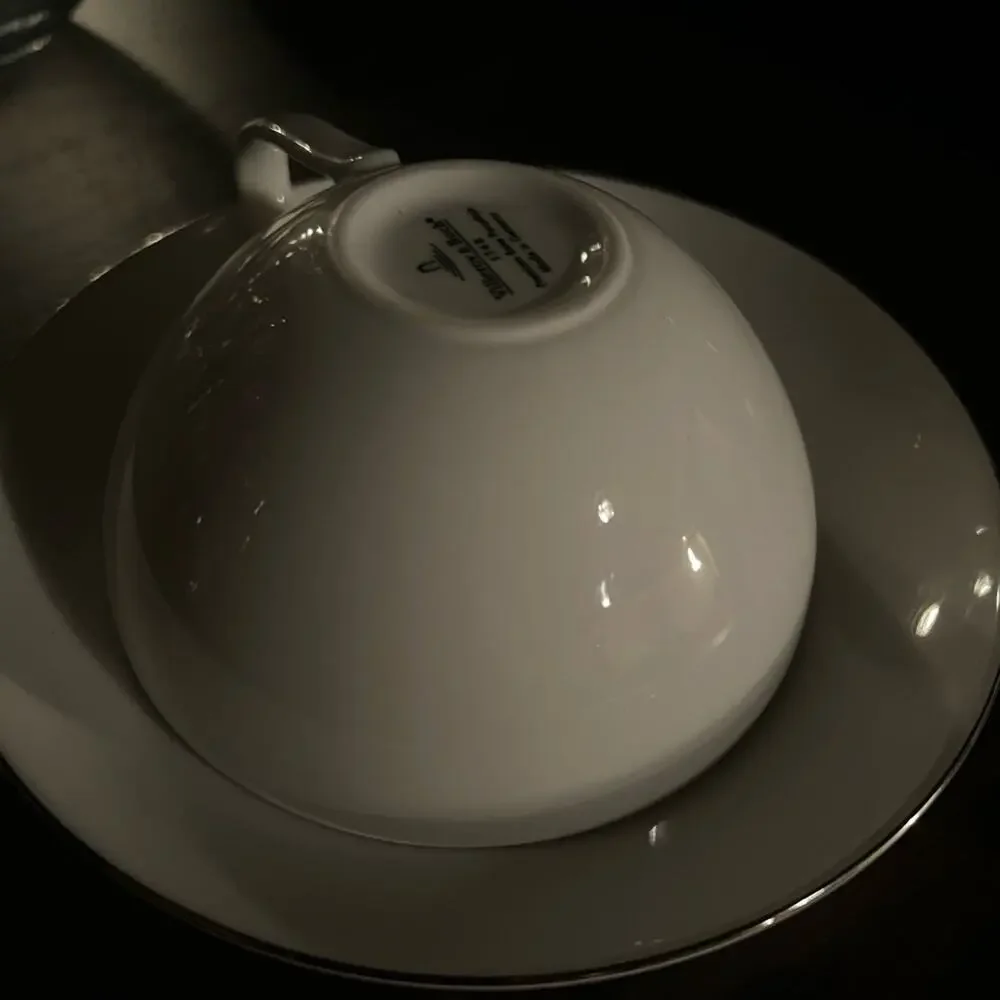 NWT Villeroy & Boch Anmut Platinum No.1 Tea Cup & Saucer 12 Avail Price per 2